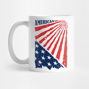 American USA Flag Patriotic Nation Mug